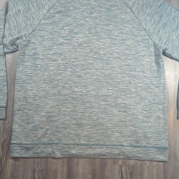 Tommy Bahama Men's XL Heather Green Pullover 1/4 Zip Sweater Sweatshirt NWT - Picture 10 of 14